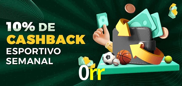 10% de bônus de cashback na 0rr